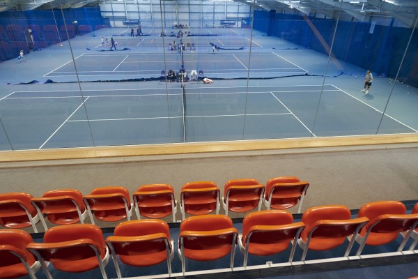 Easton College Tennis Centre spectator seats